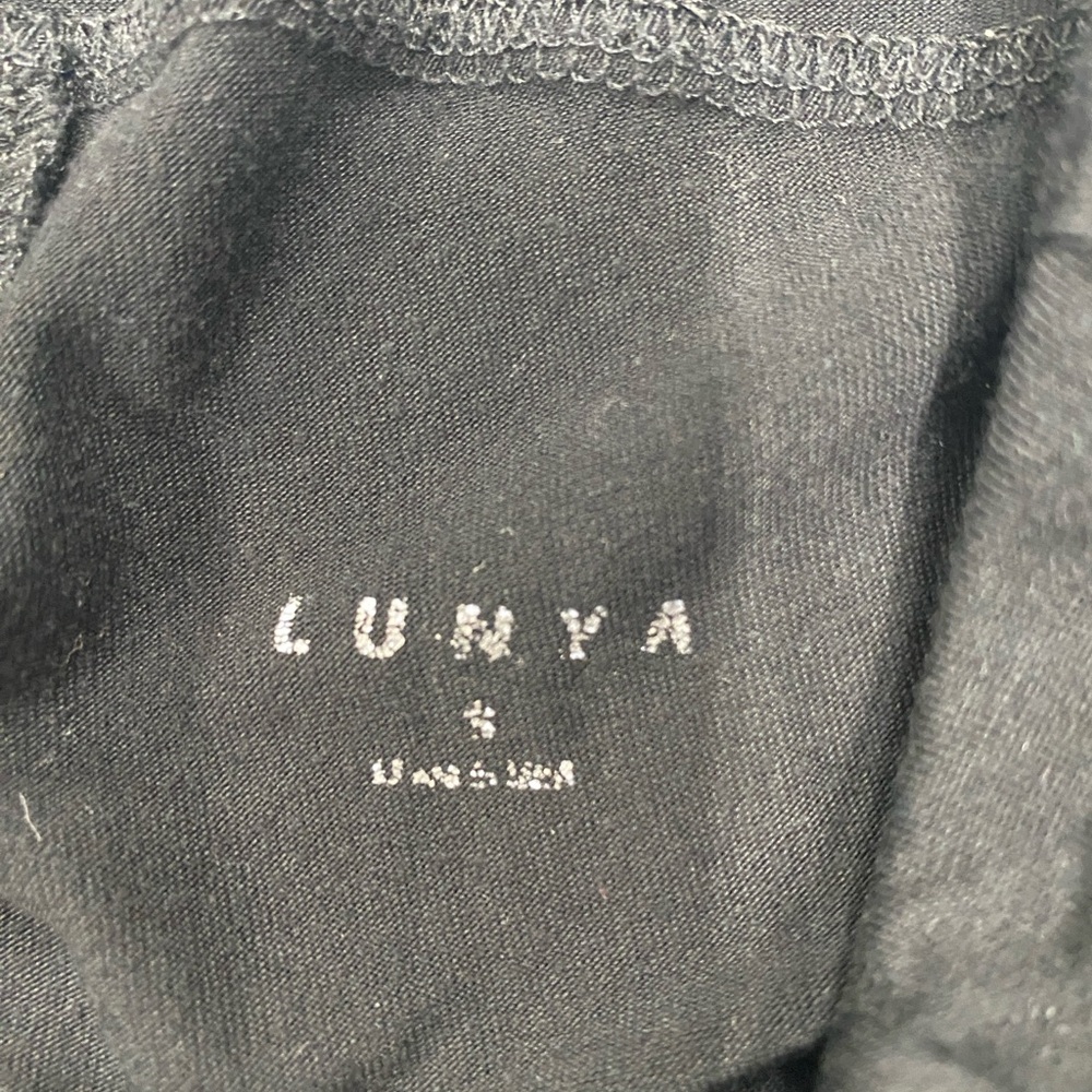 lunya Black Stretch Leggings Size S - Picture 4 of 8